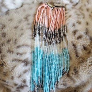 Rush by Denis & Charles 4-tone beaded necklace